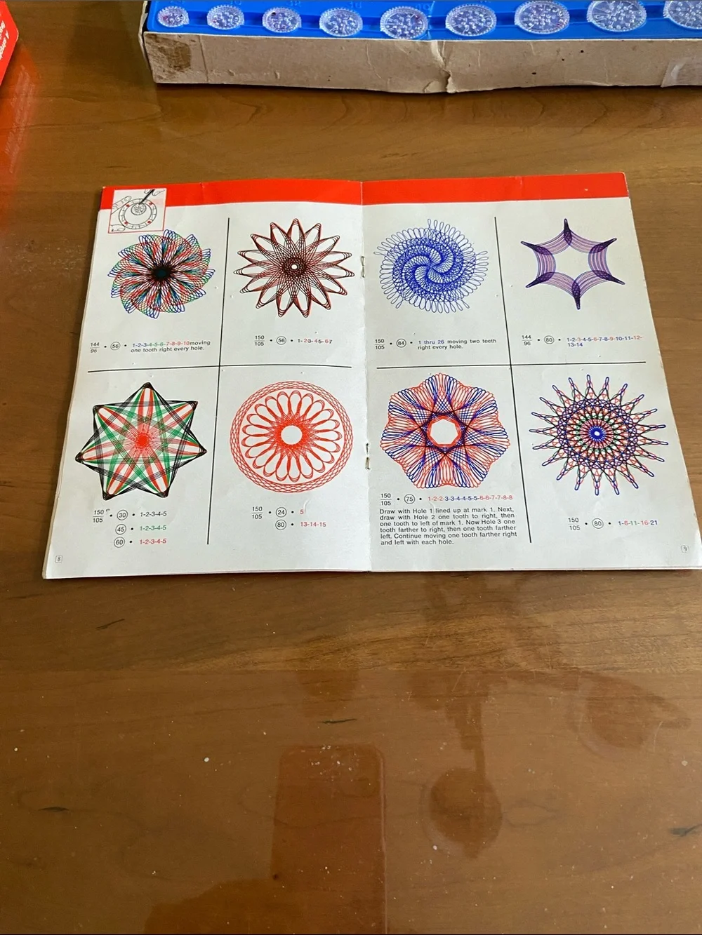 Vintage 1967 Kenner Spirograph No. 401   Original Box with All Gears.